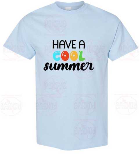 Stay Stylish and Chill with Our Have a Cool Summer T-Shirt from Poxovo Design