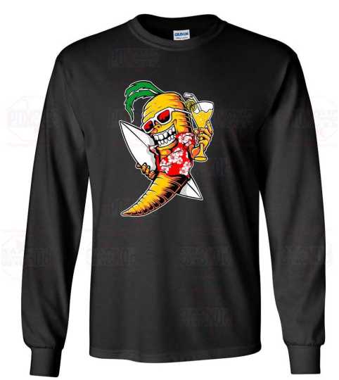 Unveil the Extraordinary with Our Carrot Cheers long sleeve from Poxovo Design