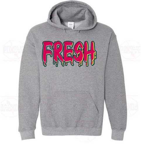 Revamp Your Wardrobe with Our Exclusive "Fresh" Text Hoodie from Poxovo Design