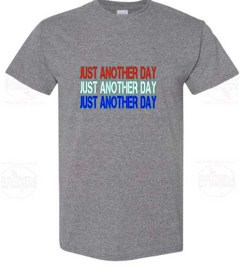 Cherish the Ordinary: Just Another Day Summer T-Shirt for Effortless Style from Poxovo Design