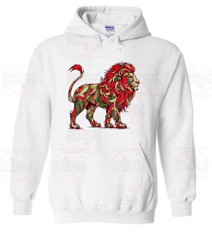 Reggae Roar Lion Hoodie:...