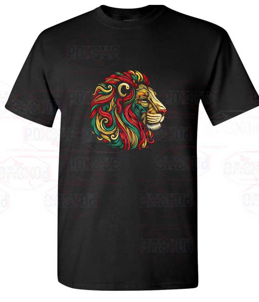 Short Sleeve Lion head...