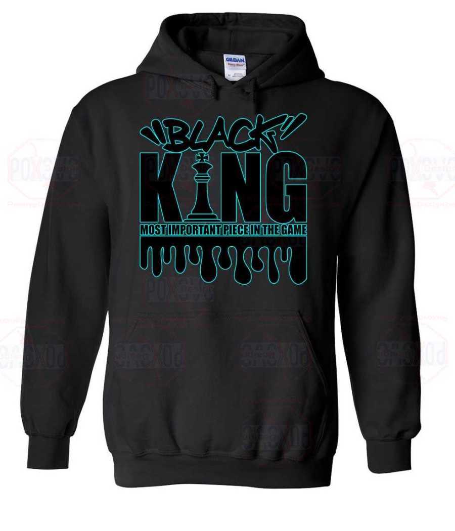 Empower Your Style with the Black King T-Shirt from Poxovo Design