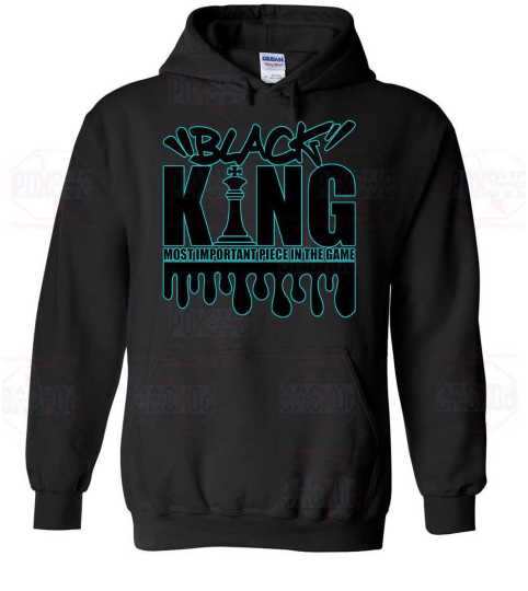 Empower Your Style with the Black King T-Shirt from Poxovo Design