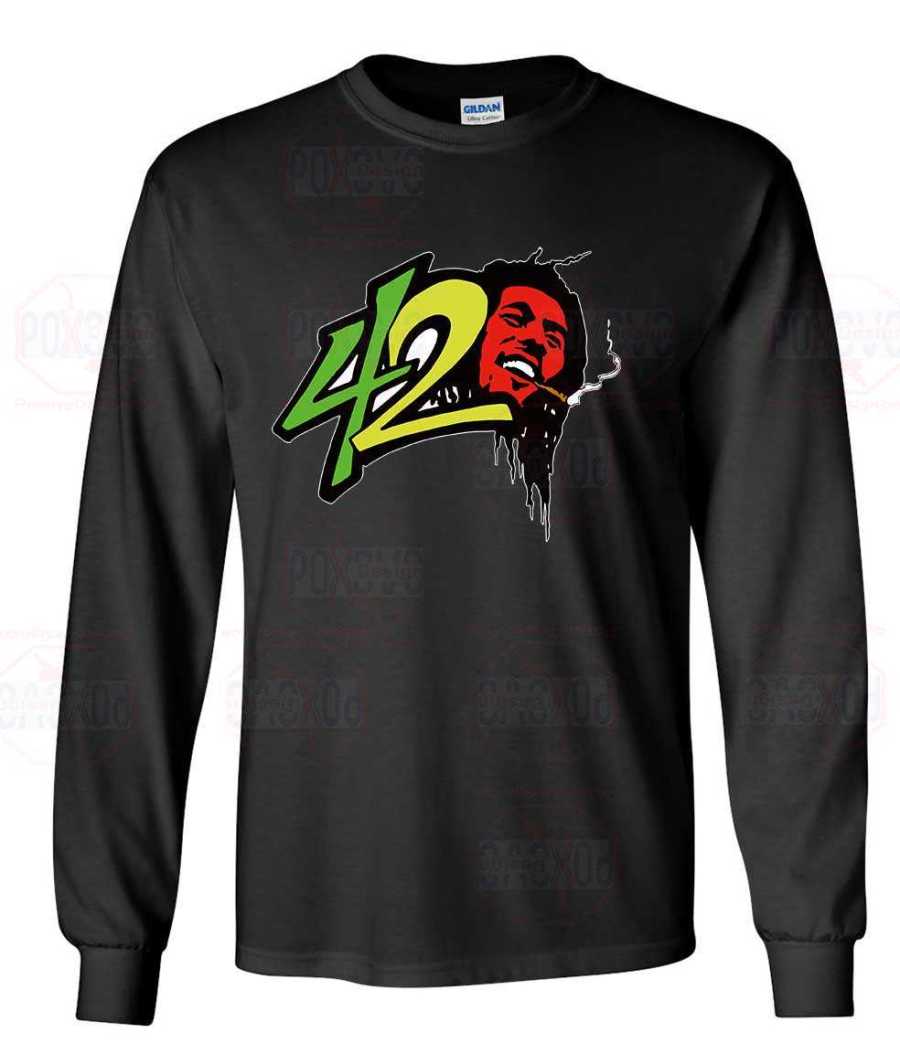 Bob Marley 420 T-shirt:...